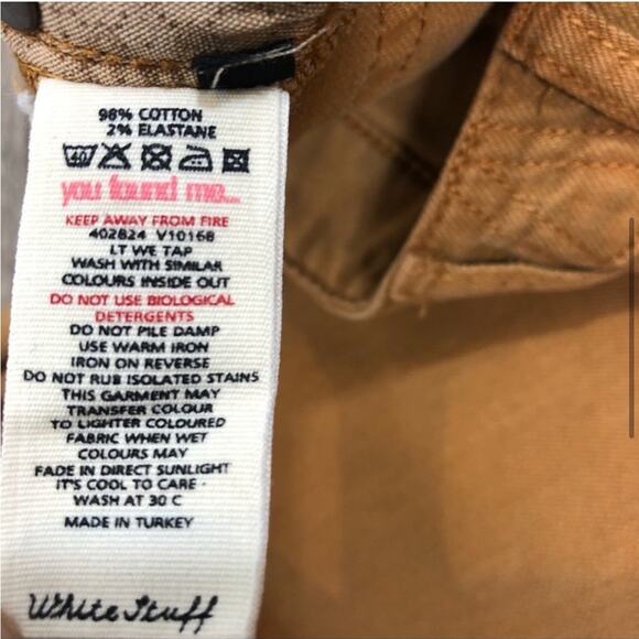 White stuff tan caramel skinny jeans - Picture 7 of 8
